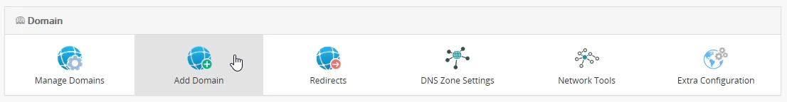 Dodaj domenę panel webuzo