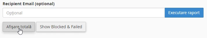 Wyświetlenie całkowite odbiorcy Email