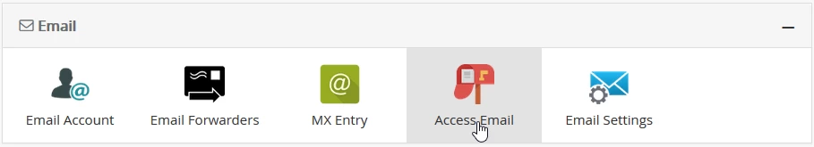 Dostęp do e-maila panel Webuzo