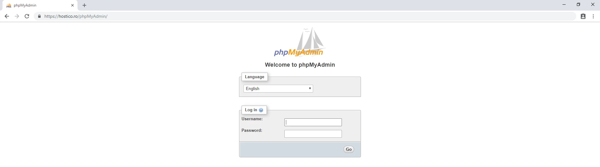dostęp do phpMyAdmin