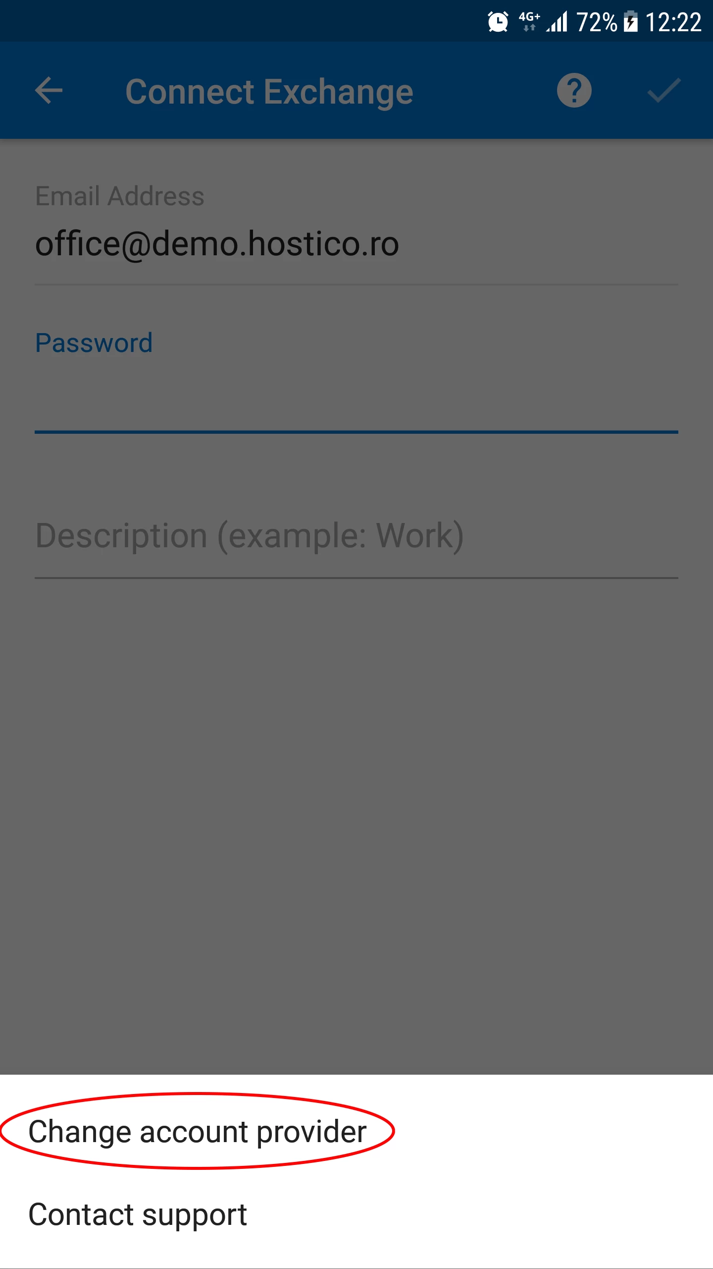 Zmiana dostawcy konta