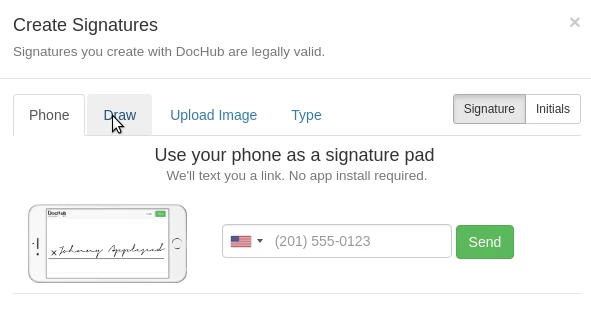Tworzenie podpisu umowy Hostico